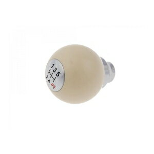 【I.L.Mスポーツ】I.L.Mスポーツ NAB-301571 シフトノブ ボールタイプ ホワイト/クローム 5速 NA6CE/NA..