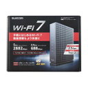 【エレコム ELECOM】エレコム WRC-BE36QS-B 無線LANルーター親機/Wi-Fi7/2882+688Mbps/優先2.5Gbps対応/IPv6(...