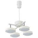 【オーム電機 OHM】オーム電機 LT-YLP4RC-W LED4灯ペンダントライト ホワイトウッド(2)