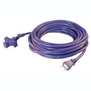 【正和電工 SEIWA】正和電工 VCTM-10 トライアングルタップ 3ッ口ソフト延長コード 15A 10M 紺