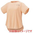 【ヨネックス YONEX】ヨネックス 16812 ウィメンズドライTシャツ ベージュピンク XOサイズ YONEX