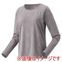 【ヨネックス YONEX】ヨネックス 16815 ウィメンズロングスリーブTシャツ グレー Lサイズ YONEX