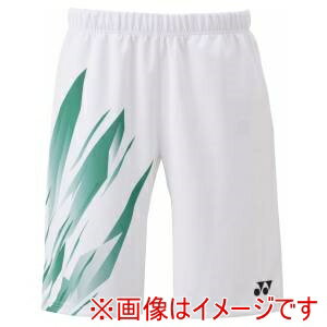 【ヨネックス YONEX】ヨネックス 15222 メンズニットハーフパンツ ホワイト SSサイズ YONEX