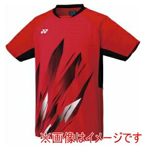 【ヨネックス YONEX】ヨネックス 10668J ジュニアゲームシャツ サンセットレッド J130 YONEX