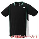【ヨネックス YONEX】ヨネックス 10627 ユニゲームシャツ ブラック Mサイズ YONEX(4)