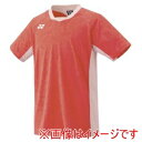 【ヨネックス YONEX】ヨネックス 10634 メンズゲームシャツ コーラルレッド Oサイズ YONEX