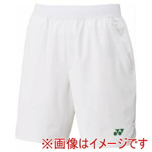 【ヨネックス YONEX】ヨネックス 15197Y ユニハーフパンツ ホワイト Oサイズ YONEX