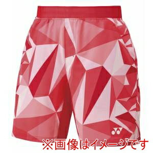 【ヨネックス YONEX】ヨネックス 15195 ユニハーフパンツ タンゴレッド Mサイズ YONEX
