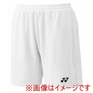 【ヨネックス YONEX】ヨネックス 15202 メンズニットハーフパンツ ホワイト SSサイズ YONEX
