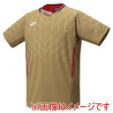 【ヨネックス YONEX】ヨネックス 10698 メンズゲームシャツ フィットスタイル ゴールド SSサイズ YONEX