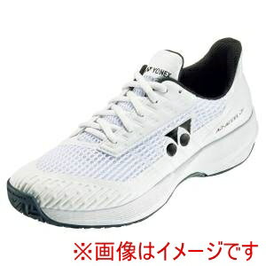 【ヨネックス YONEX】ヨネックス SHTAAJA パワークッションアドアクセルジュニアAC ホワイト 24.5cm YONEX