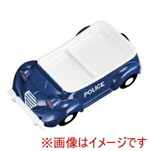 【遠藤商事 TKG】TKG メラミンお子様ランチ皿 オープンカー ポリスカー 青 RLVO706 遠藤商事