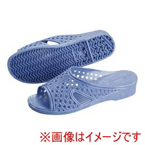 【アスカ商事】アスカ商事 婦人シャワーサンダル 前あき M ブルー SSV4004
