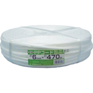 【ユタカメイク Yutaka】ユタカメイク PC-T200 荷造り紐 PPコード大巻 6mm×470m