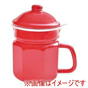 【コージークック】コージークック ホーロー六角オイルポット 1.1L レッド