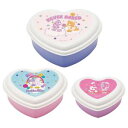 【スケーター SKATER】スケーター CareBears 抗菌 シール容器 3P ハート型 SHTS3AG