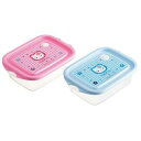 【スケーター SKATER】スケーター キティ カオハナ 抗菌 シールボックス 500ml 2P FCN2WAG