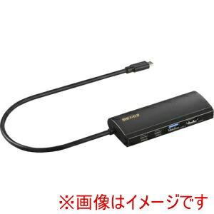 【バッファロー BUFFALO】バッファロー LUD-U3-CGHDBK Type-C接続 ドッキングステーション PD対応 HDMI..