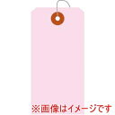 【ササガワ】ササガワ 25-142 カラー荷札 大 桃 一穴