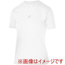 【アシックス asics】アシックス 2034A986 ジュニアミドルフィット半袖アンダーシャツ ブリリアントホワイト 130