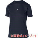【アシックス asics】アシックス 2034A986 ジュニアミドルフィット半袖アンダーシャツ ミッドナイト 130