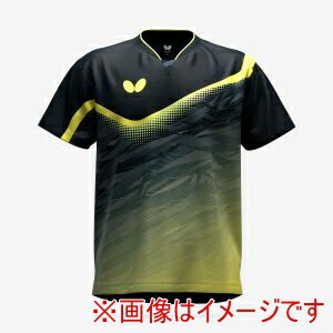 【バタフライ Butterfly】バタフライ 47150 ラウリ- シャツ ブラック SS(4)