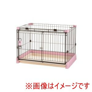 【リッチェル Richell】リッチェル もっとお掃除簡単ペットサークル 90-60 ライトピンク