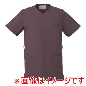 【住商モンブラン】住商モンブラン UM502-BR スクラブ 兼用 半袖 チョコレートブラウン S