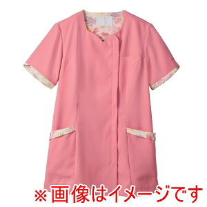 【住商モンブラン】住商モンブラン LW604-62 スクラブ レディス 半袖 ローズ／ピンク LL