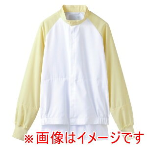 【住商モンブラン】住商モンブラン DF8731-25 ジャンパー 兼用 長袖 白/イエロー S