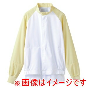 【住商モンブラン】住商モンブラン DF8731-25 ジャンパー 兼用 長袖 白/イエロー 3L