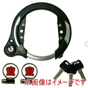 【ジェイ＆シー J&C】J&C JC-055LA-A ディンプルキー 大型リングロック ブラック