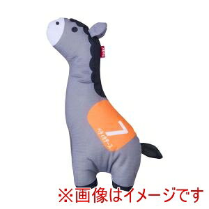 【ペティオ Petio】ペティオ 猫用 おもちゃ けりぐるみ HORSE-RACING 黒ウマ