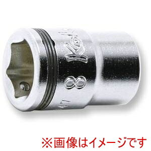 【コーケン Ko-ken】山下 2450MS-6 6.35mm差込 ナットグリップソケット 6mm