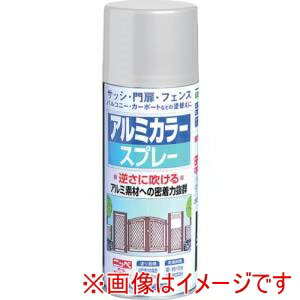 【ニッぺ】ニッぺ アルミカラースプレー 300ml ホワイト HTE101-300