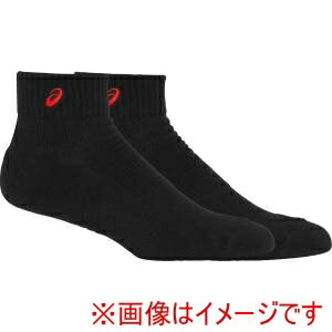 【アシックス ASICS】アシックス 3033B870 ソックス13(はき口〜かかとまでの長さ13cm) パフォーマンスブラックxクラシックレッド XS(4)