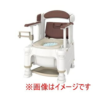送料無料！！【アロン化成】アロン化成 534835 533-490 安寿 ポータブルトイレ FX-30 らくゾウくん 自動ラップ2 暖房便座 快適脱臭 アースブラウン 直送品 法人限定 北海道沖縄離島不可【smtb-u】