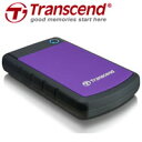 【トランセンド Transcend】トランセンド TS1TSJ25H3P 外付け ポータブルHDD 耐衝撃 1TB USB3.1 Gen1 パープル ハードディスク