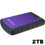 ڥȥ󥻥 Transcendۥȥ󥻥 TS2TSJ25H3P դ ݡ֥HDD Ѿ׷ 2TB USB3.1 Gen1 ѡץ ϡɥǥ