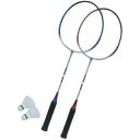 【カルフレックス CALFLEX】カルフレックス SB-501W バドミントンラケット 2本組 BL/RD