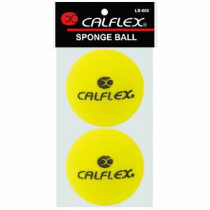 【カルフレックス CALFLEX】カルフレックス LB-600 スポンジテニスボール 2球入 YL 1
