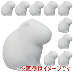 手のひらサイズの真っ白な陶器にお子様から大人までお楽しみいただけるおえかきシリーズです。好きな色、好きな顔をリアルに描いたり、アイデアひとつで変身させたり、シリーズで揃えたり、楽しみ方はいろいろ。お子さまの創造力を思う存分発揮できます。作品完成後は思い出のインテリアとしておうちに飾れます。陶器と推奨の画材(カラーペンなど)があればどこでもすぐに出来るお手軽さが魅力です。立体へ着色することによって、空間認知能力を刺激し、知育教育や脳のトレーニングに効果があります。水族館や動物園はもちろん、商業施設などのイベント会場や学童保育、学校でのPTA活動、介護施設のレクリエーションなど幅広い会場・イベントで活躍できます。本商品は10個セットのみの販売です。ばら売りは行っておりません。素焼き陶器のため、落下などの強い衝撃で割れる場合があります。また、保管環境によって耐久性が異なります(冷暗所保管5〜10年程度、屋外や高温環境2年程度で劣化)。色付けの推奨画材は水性顔料系:マーカー、絵の具、色鉛筆です。水性の染料系マーカーも使用可能ですが、素材にしみこみやすいため薄い色から重ね塗りするのがコツです。クレヨン、油性マジックは重ね塗りしにくいほか汚れやすかったりするため推奨しておりません。また、絵の具の厚塗りは、乾燥後にひび割れる場合もございます。仕様商品サイズ:約30×45×45mm1個重量(g):280材質:陶器(素焼き)セット内容:本体×10本体色:ホワイト生産国:日本こちらの商品は、メーカーでの長期欠品や生産終了を理由に、ご注文をキャンセルさせて頂く場合がございますので、あらかじめご了承願います。