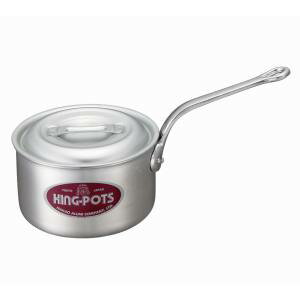 【中尾アルミ製作所】ナカオ キング アルミ 深型 片手鍋 目盛付 30cm 中尾アルミ