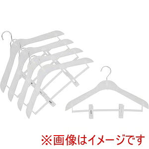 収納性を追求したスリム設計なスーツハンガーお得な5本組セットです肩部分の先端がラウンド形状で、肩のラインを内側からキープしますフック部分が360度回転するので使いやすく、すべり止め加工が施されたバーが付いているので、スラックスやズボンもまとめて収納できますパッケージサイズ:(約)W420×H380×D66mmサイズ:(約)W420×H230×D32mm重量:(約)100g材質:本体・バー=PP、フック=スチール、滑り止めバー=TPRベトナム製