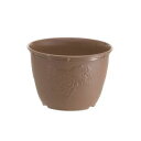 【山田化学】植木鉢 ビオラデコ 7号 チョコブラウン ( プラスチック製 プランター )