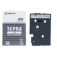 【キングジム KING JIM】キングジム TT12K テプラ TRテープ 透明ラベル