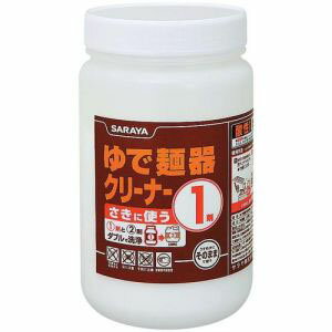 ■1剤と2剤のダブル洗浄でゆで麺器特有の汚れを効果的に落とします。■ゆで麺器にこびりつく汚れは、スケールと麺や油脂による有機汚れでできた特有の複合汚れ。 スケールを落とす酸性の1剤と、有機汚れを落とすアルカリ性の2剤を使用し、ダブルで洗浄することで、効果的に汚れを落とすことができます。*ゆで麺器クリーナーは1剤と2剤セットで使用するクリーナーです。■成分:1剤/有機酸 2剤/水酸化カリウム、カルボン酸塩、界面活性剤●サイズ:1剤●重量(kg):0.7●形状:粉末