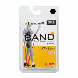 【ディーエム D&M セラバンド Thera-Band】D&M セラバンド ブリスターパック ブラック TBB-5 Thera-Band