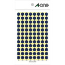 【エーワン Aone】エーワン 7002 カラーラベル 丸型 9mmΦ 青
