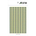 【エーワン Aone】エーワン 7062 カラーラベル 丸型 5mmΦ 青